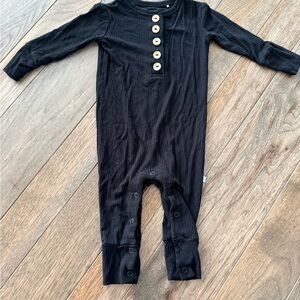 Posh Peanut long-sleeve henley romper